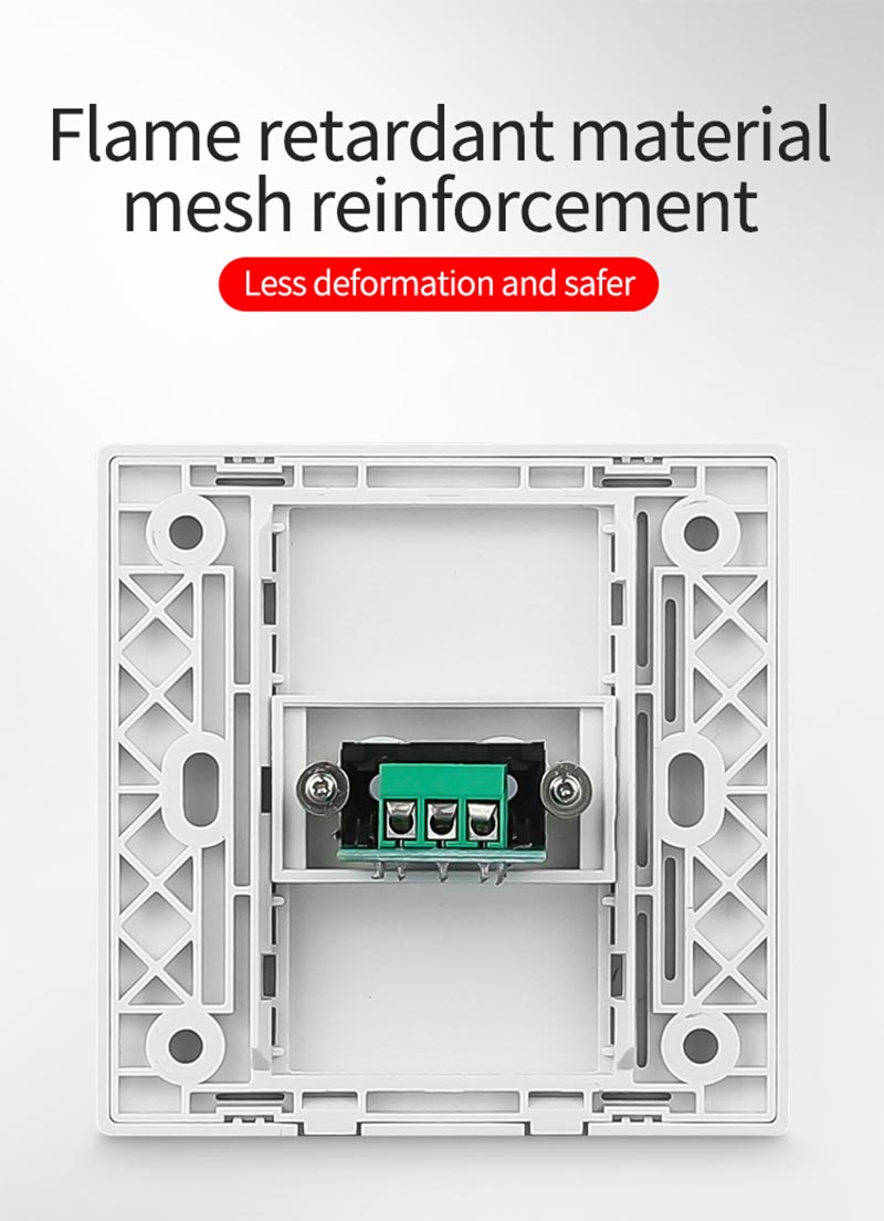 1 Holes Audio wall socket